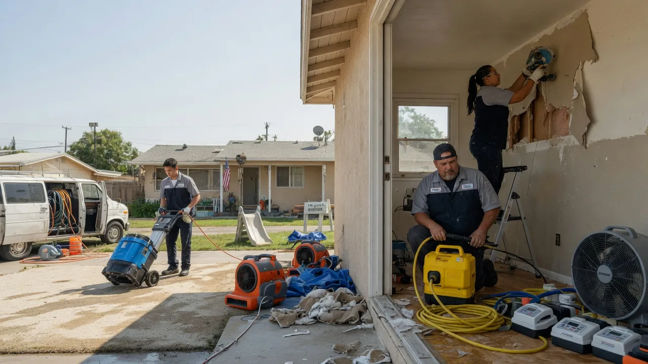 Water Damage Restoration in California City, CA near me